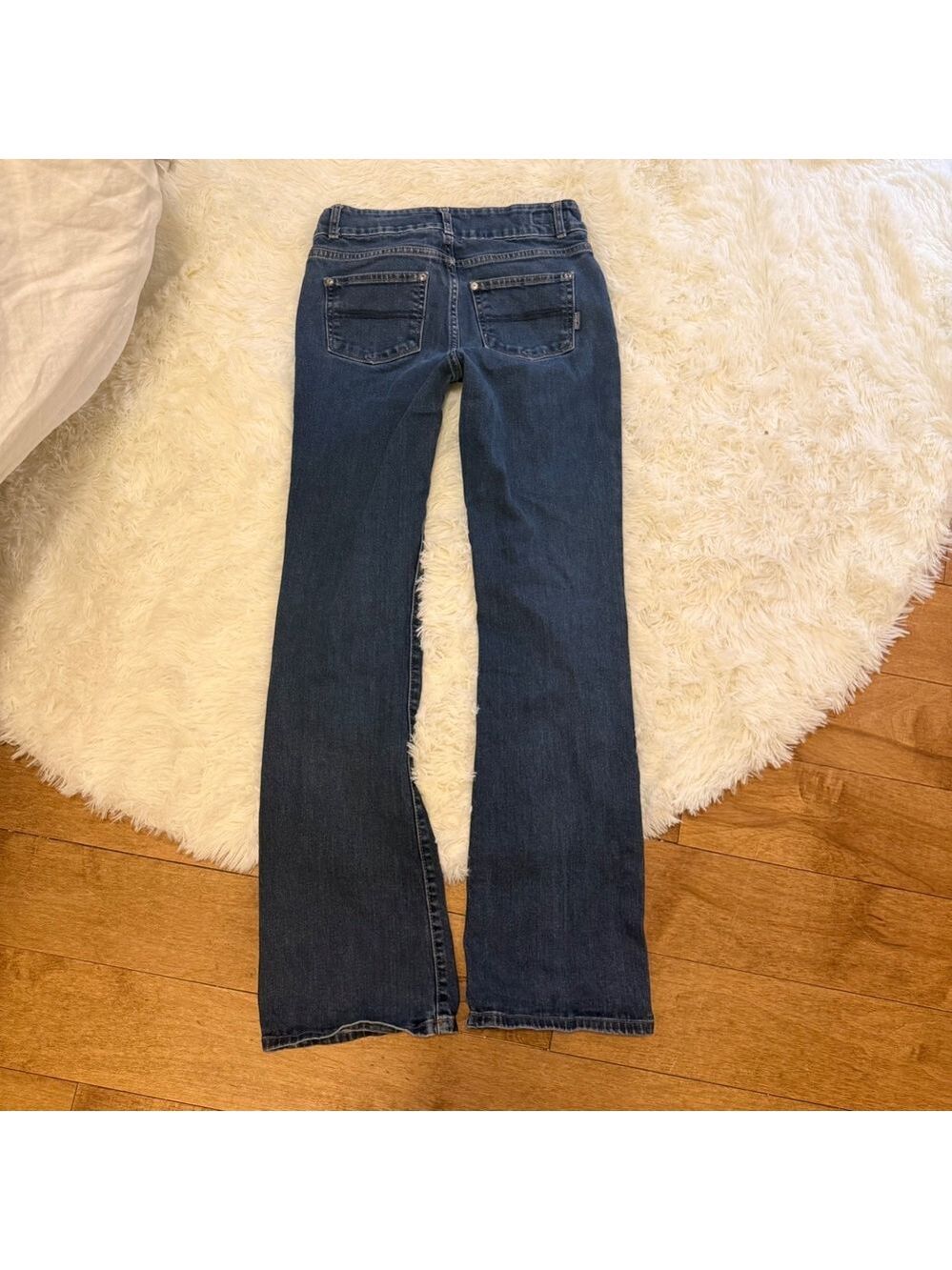 Patagonia Women 27 Dark Wash Bootcut Jeans Low Rise Gorpcore Indie 2000s Vibe - Picture 2 of 5